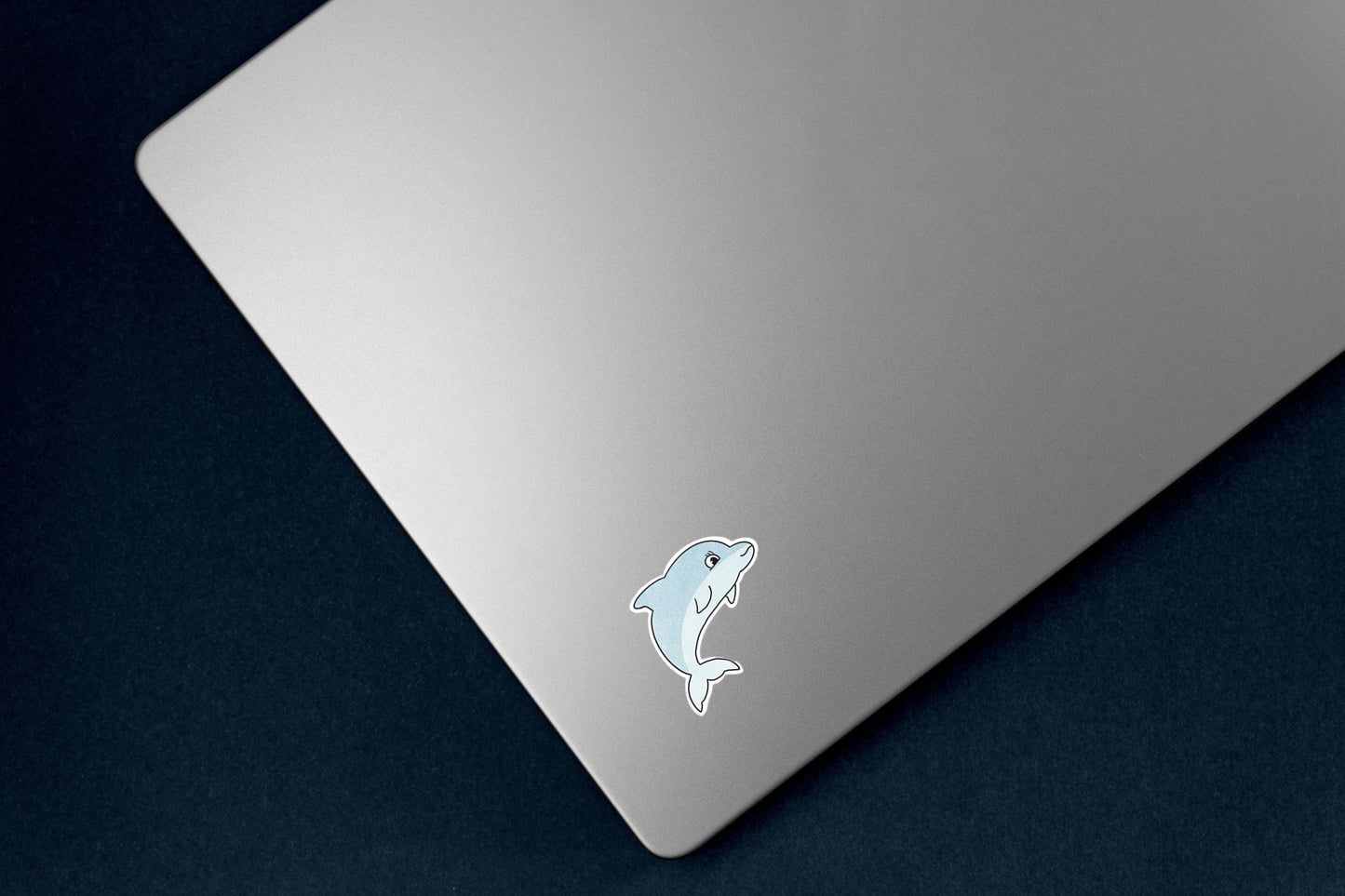 Blue Dolphin Art Decal Stickers, Funny Handmade Cute Gift