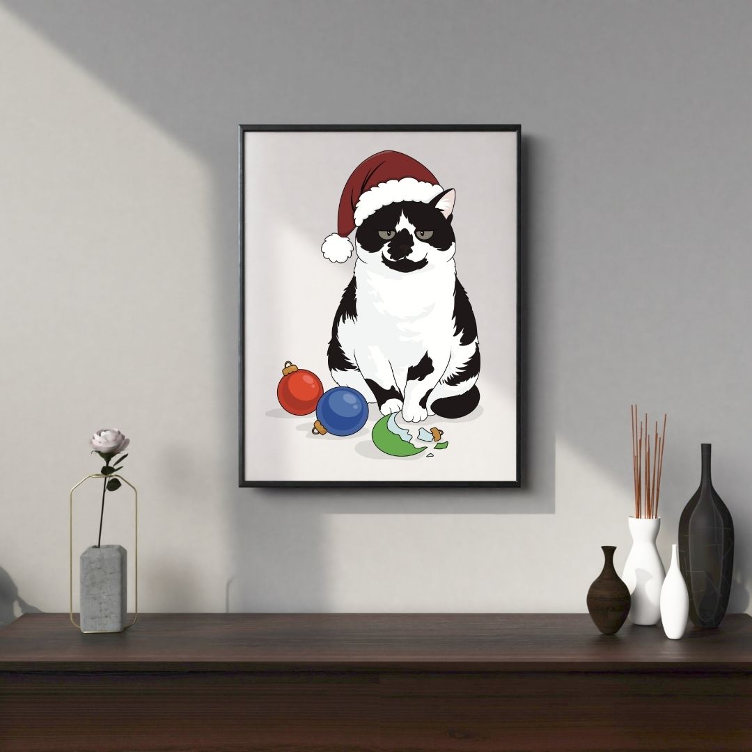 Custom Pet Art Print | Hand-Drawn from Your Pet Photo