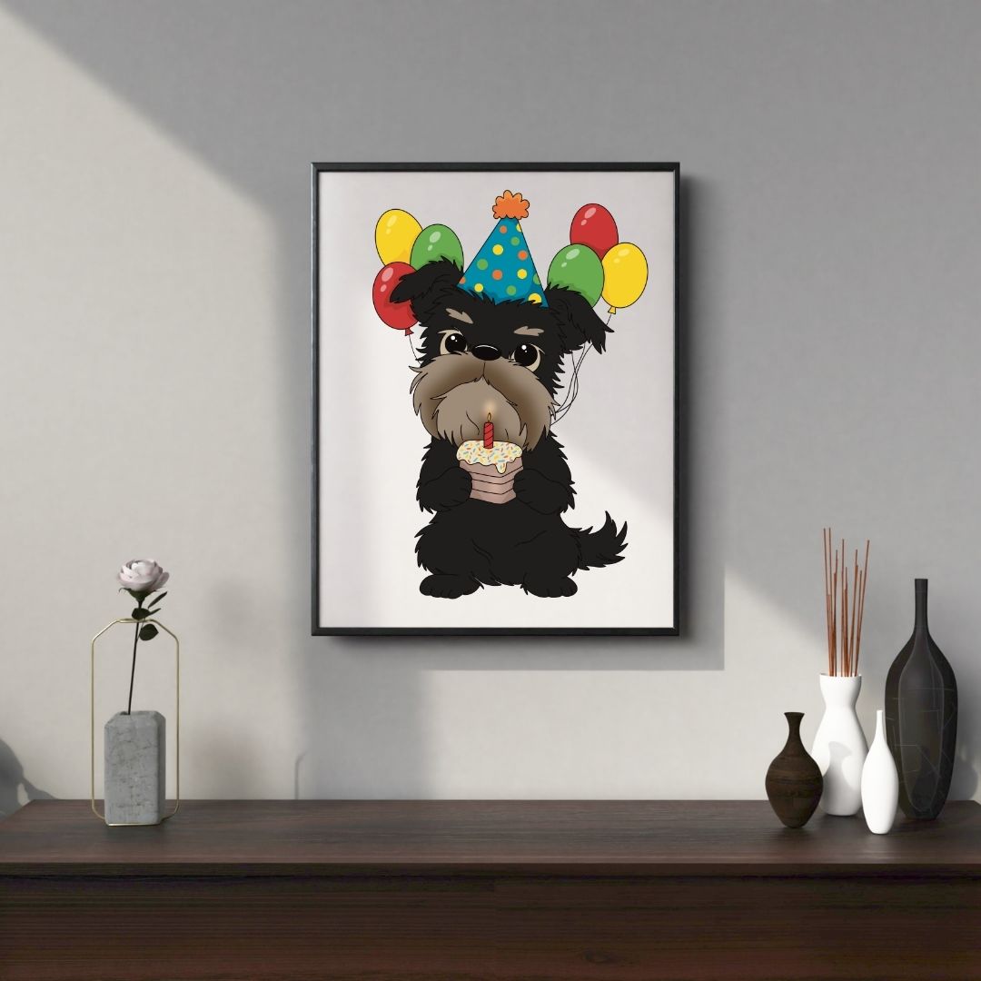 Custom Pet Art Print | Hand-Drawn from Your Pet Photo