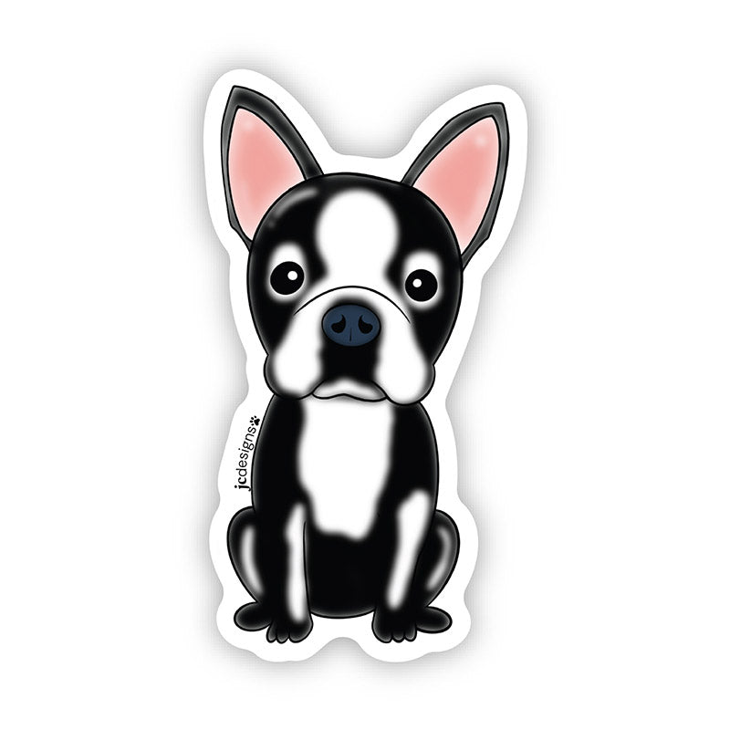 Boxer Dog Sticker - Hand-Drawn Vinyl Decal