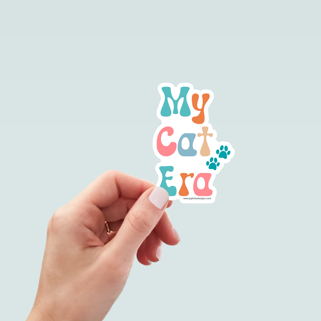 My Cat Era Sticker - Hand-Drawn Vinyl Decal