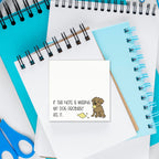 The Dog Ate It Sticky Notes – Funny Pet Lover Hand-Drawn Notepad