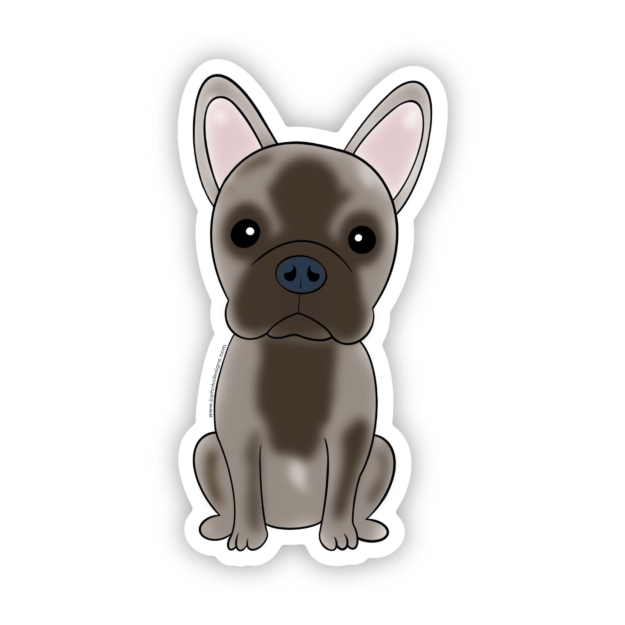 French Bulldog Sticker - Cute Frenchie Decal for Dog Lovers - JC Designs