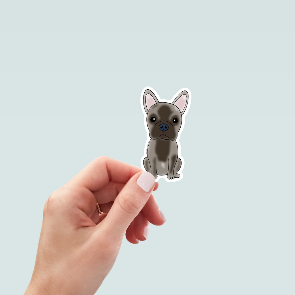 French Bulldog Sticker - Hand-Drawn Vinyl Decal