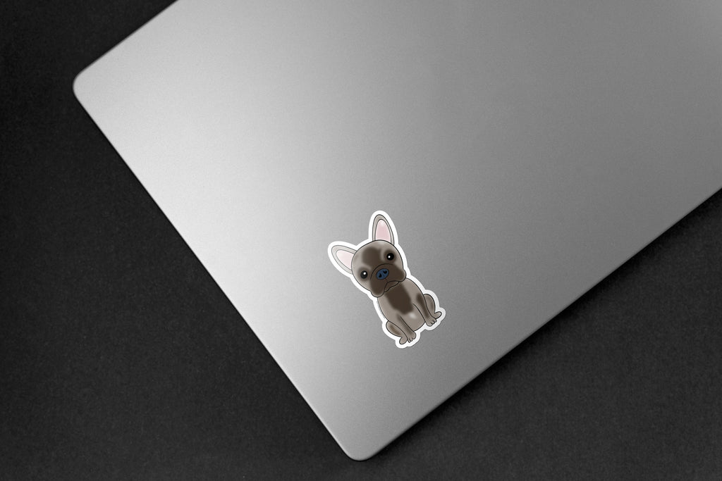 French Bulldog Sticker - Hand-Drawn Vinyl Decal