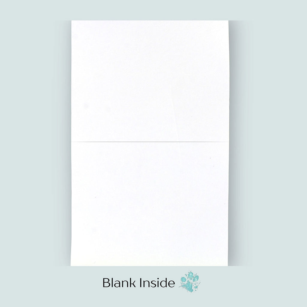 blank inside of card