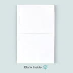 blank inside of card
