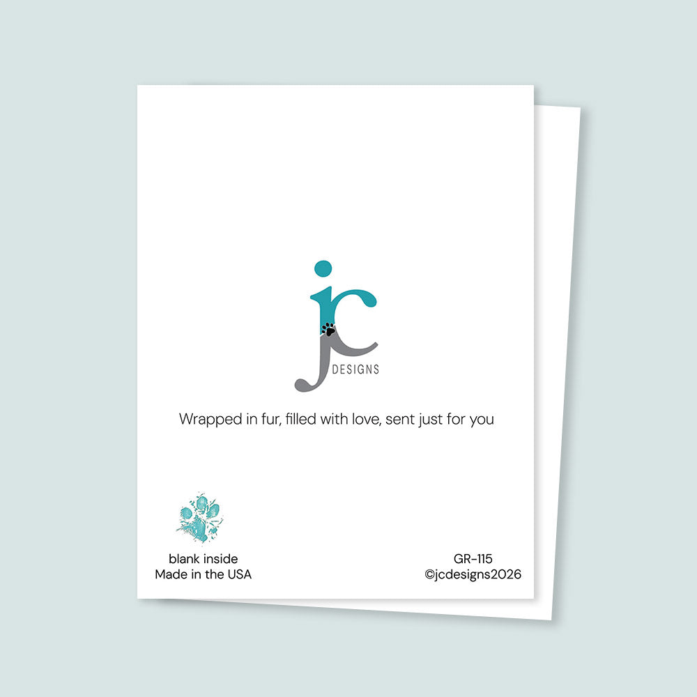 If Hugs Were Fur Dog Card – Sweet Dog Lover Greeting Card