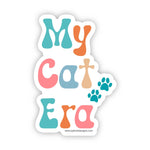 My Cat Era Pastel Sticker - Whimsical Feline Paw Print Sticker - JC Designs