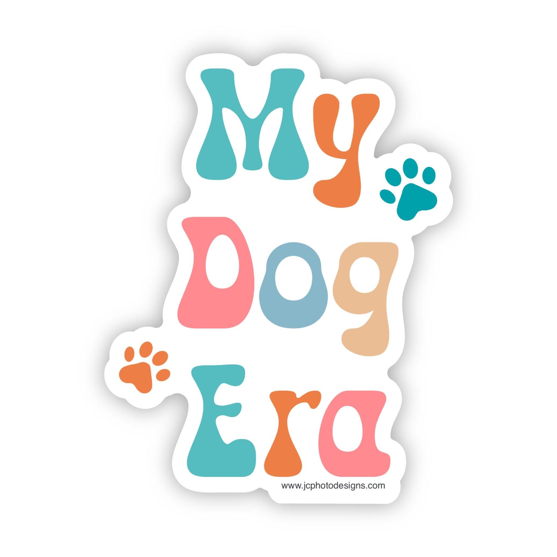 My Dog Era Colorful Sticker - A Tribute to Dog Lovers - JC Designs