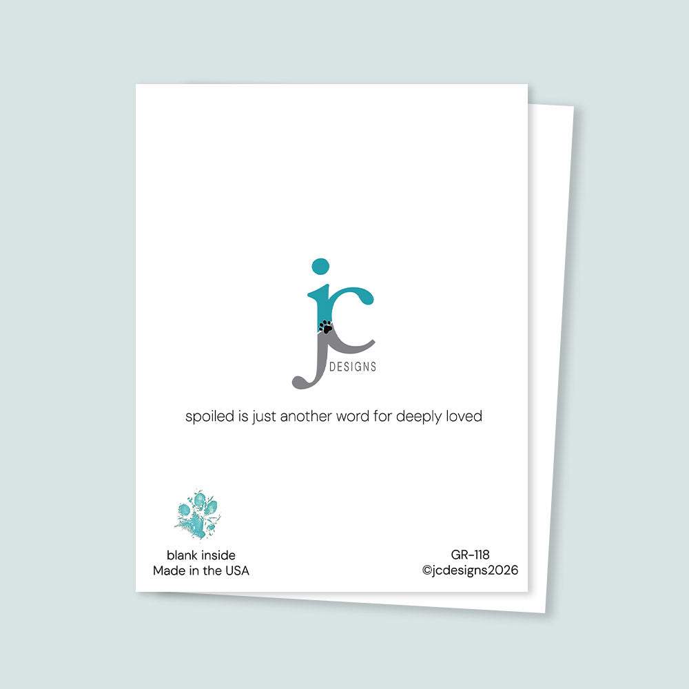 Proud Dog Mom Mother’s Day Card – Spoiled Dog Mom Card