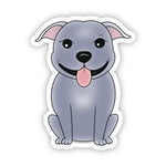 'Smiling Pit Bull Puppy' Sticker - Adorable Dog Breed Sticker - JC Designs