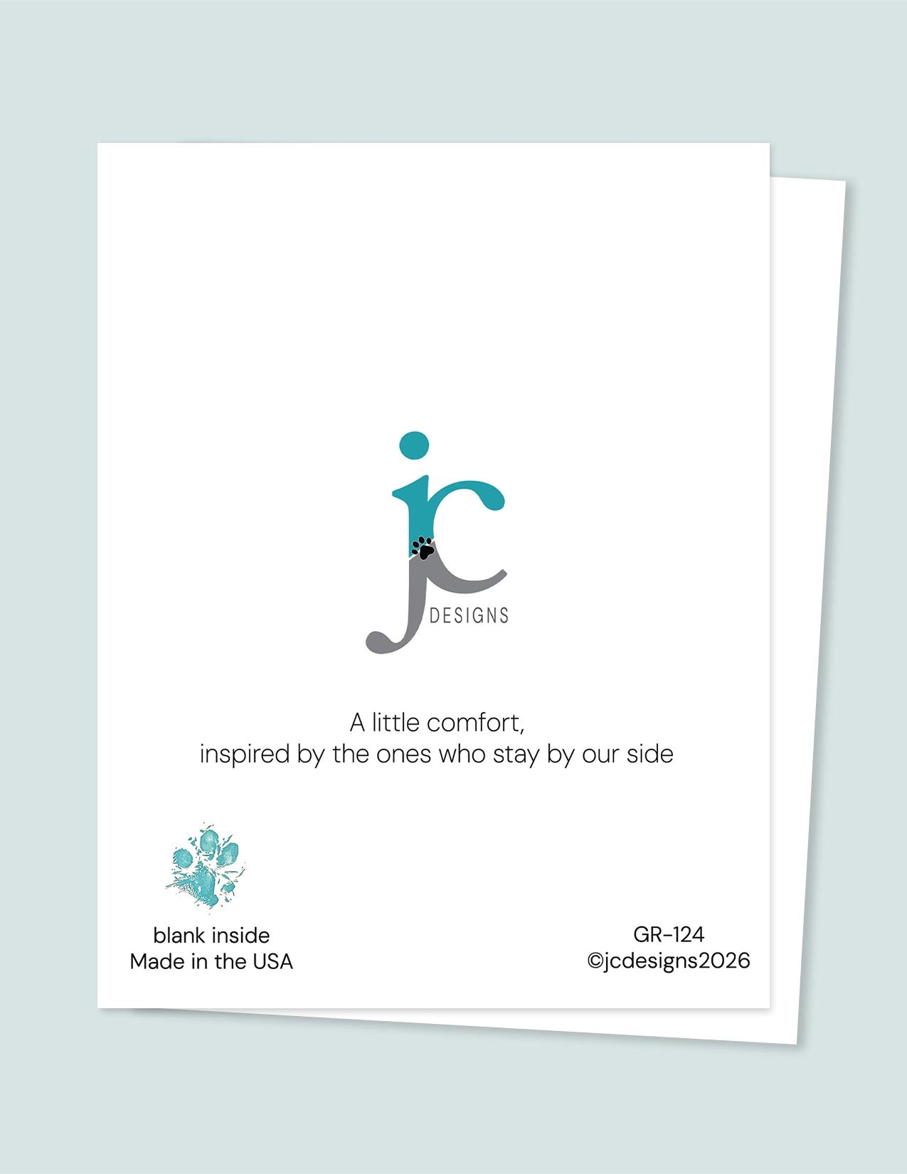 Everyone Needs a Little Support Sometimes Dog Greeting Card for Pet Lovers