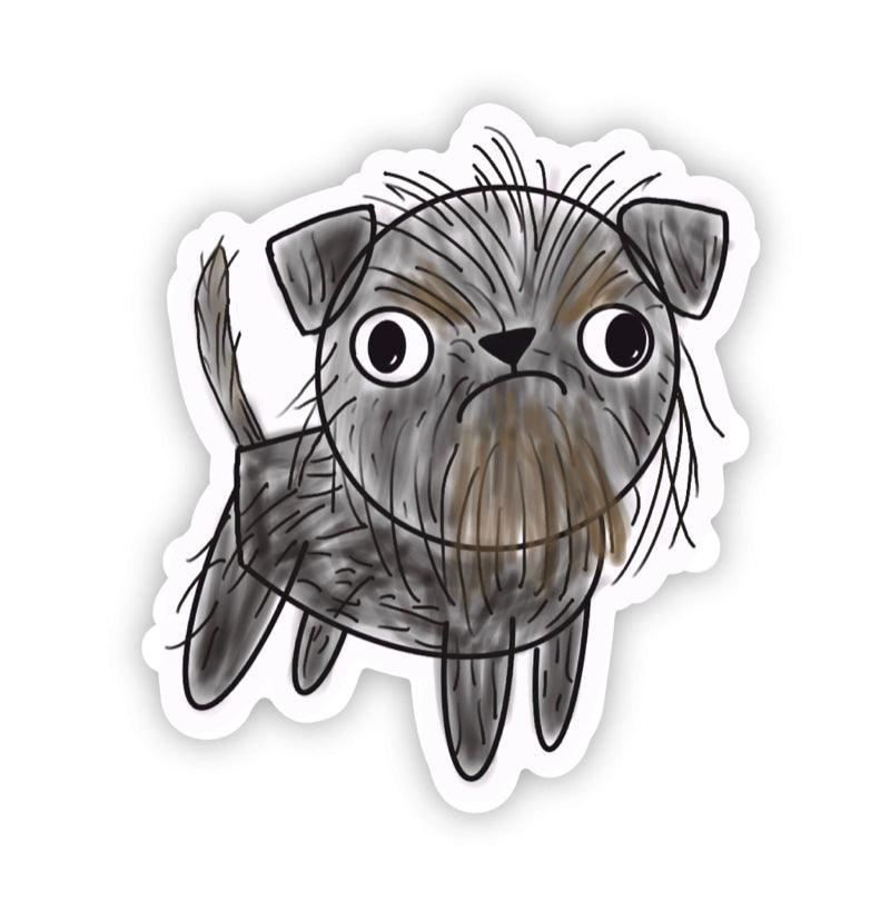 Oz the Brussels Griffon Sticker – Adorable Dog Breed Sticker - JC Designs